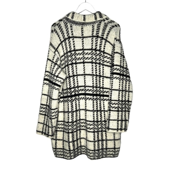 L SPACE Stirling Sweater Coat Couldn't Be Cozier Plaid Size XL - Picture 11 of 16